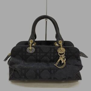 Dior Black Leather Zip-Top Pouch